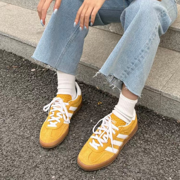 NIGO Adidas X Gucci  Men's And Women's Four Seasons Clover Classic Logo Letters Colorblocking Striped Flats Sneakers Athletic Casual Shoes #nigo99358