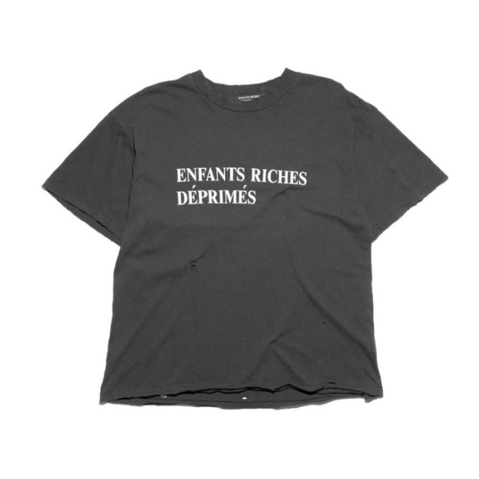 NIGO Enfants Riches Deprimes Men's Summer Letter Pattern Print Retro Casual Loose Straight Solid Color Cotton Short Sleeve T-Shirt #nigo99365
