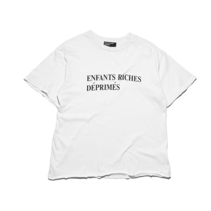 NIGO Enfants Riches Deprimes Men's Summer Letter Pattern Print Retro Casual Loose Straight Solid Color Cotton Short Sleeve T-Shirt #nigo99365