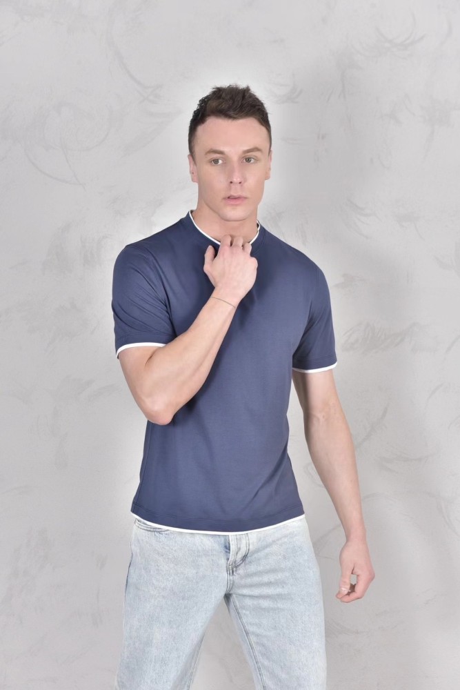 NIGO Brunello Cucinelli Men's Spring And Summer Fashion Trend Color Blocking Classic Short-sleeved Comfortable Positive Shoulder Round Neck T-shirt Tops #nigo99379