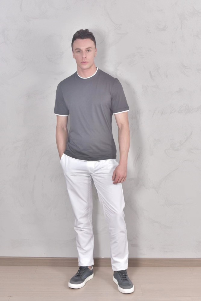 NIGO Brunello Cucinelli Men's Spring And Summer Fashion Trend Color Blocking Classic Short-sleeved Comfortable Positive Shoulder Round Neck T-shirt Tops #nigo99379