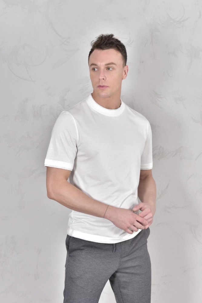 NIGO Brunello Cucinelli Men's Spring And Summer Fashion Trend Color Blocking Classic Short-sleeved Comfortable Positive Shoulder Round Neck T-shirt Tops #nigo99379