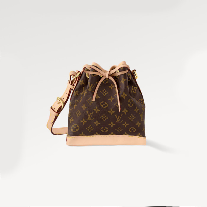 NIGO Louis Vuitton NOÉ Handbags Men's Women's Adjustable Leather Shoulder Strap Drawstring Closure Tote Slant Cross Bucket Bag #nigo99417