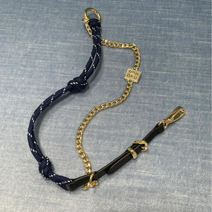NIGO MiuMiu Women's Handmade Knitted Spell Chain Design Bag Chain Bracelet Jewelry #nigo99399