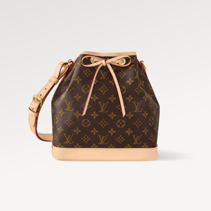 NIGO Louis Vuitton NOÉ Handbags Men's Women's Adjustable Leather Shoulder Strap Drawstring Closure Tote Slant Cross Bucket Bag #nigo99417