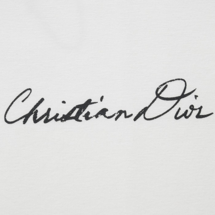 NIGO Dior Men's Summer Letter Logo Solid Colour Round Neck Cotton Short Sleeve T-Shirt #nigo99457