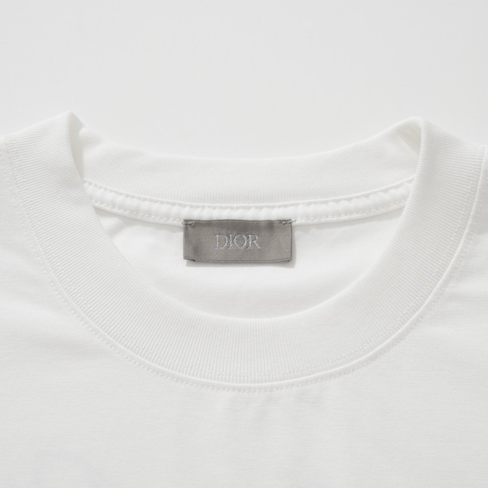 NIGO Dior Men's Summer Letter Logo Solid Colour Round Neck Cotton Short Sleeve T-Shirt #nigo99457