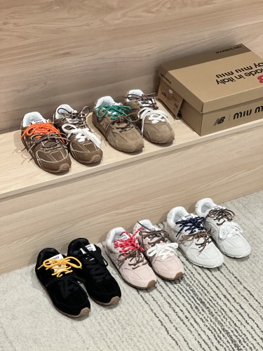 NIGO New Balance X Miu Miu 530 SL Men's and Women's Two Colours Lace Up Low Top Suede Sneakers Shoes #nigo99445