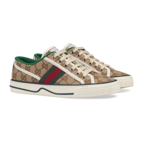 NIGO Gucci Women's And Men's Four Seasons Tennis 1977 Classic Gg Canvas Colored Sports And Casual Low Top Summer Shoes  #nigo71212