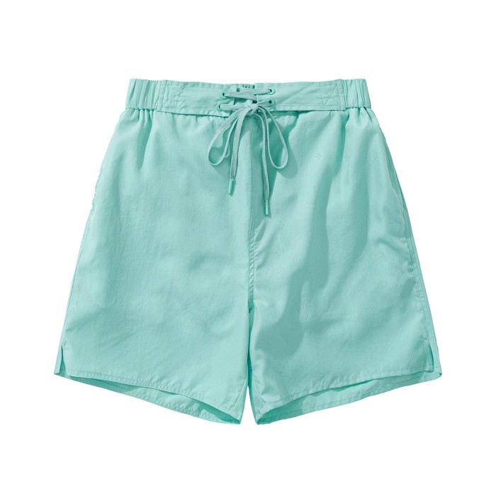 NIGO Louis Vuitton Men's Summer Solid Colour Logo Print Lace Up Beach Casual Shorts Pants #nigo99473