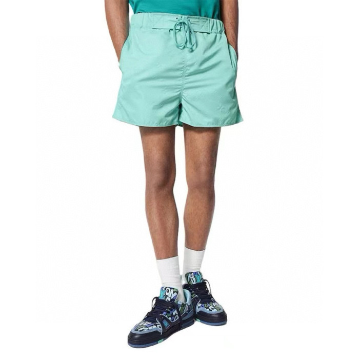 NIGO Louis Vuitton Men's Summer Solid Colour Logo Print Lace Up Beach Casual Shorts Pants #nigo99473