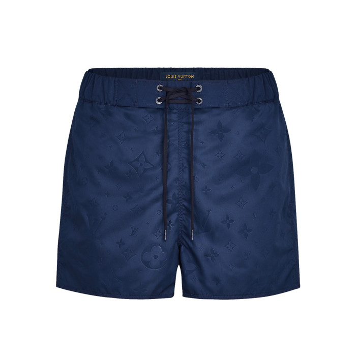 NIGO Louis Vuitton Men's Summer Solid Colour Logo Print Lace Up Beach Casual Shorts Pants #nigo99473
