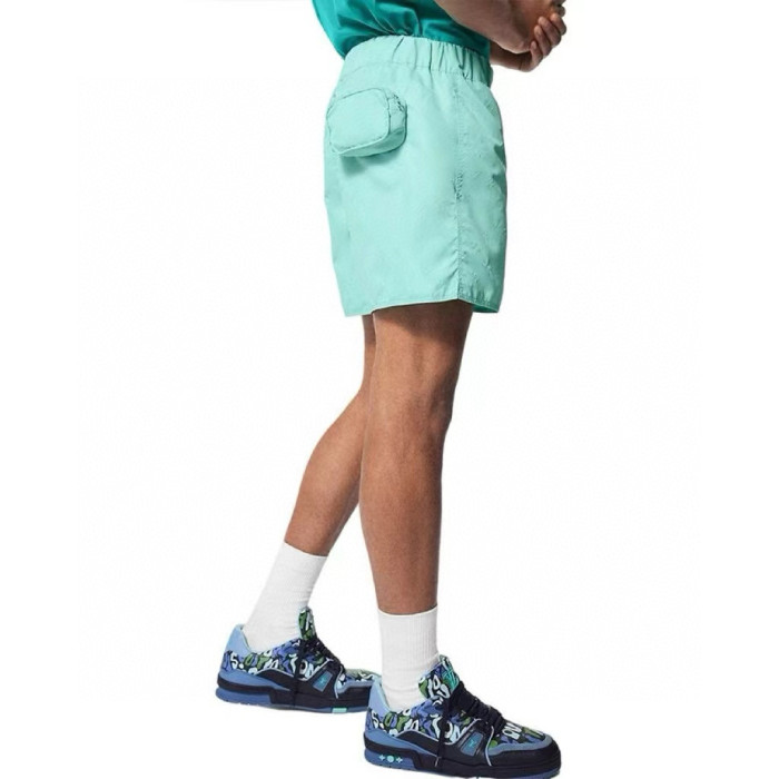 NIGO Louis Vuitton Men's Summer Solid Colour Logo Print Lace Up Beach Casual Shorts Pants #nigo99473