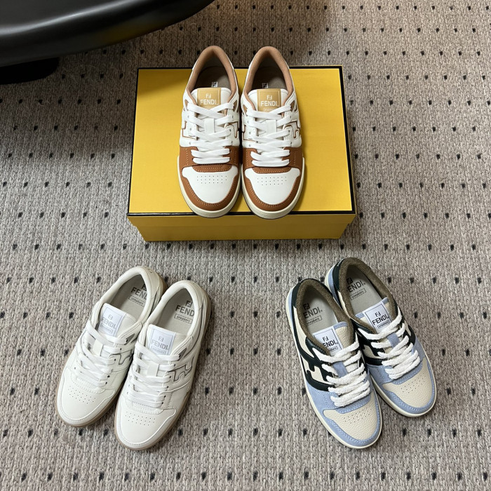 NIGO Women's Clash Patchwork Calf Leather Low Top Denim Lace Up Board Shoes #nigo99491