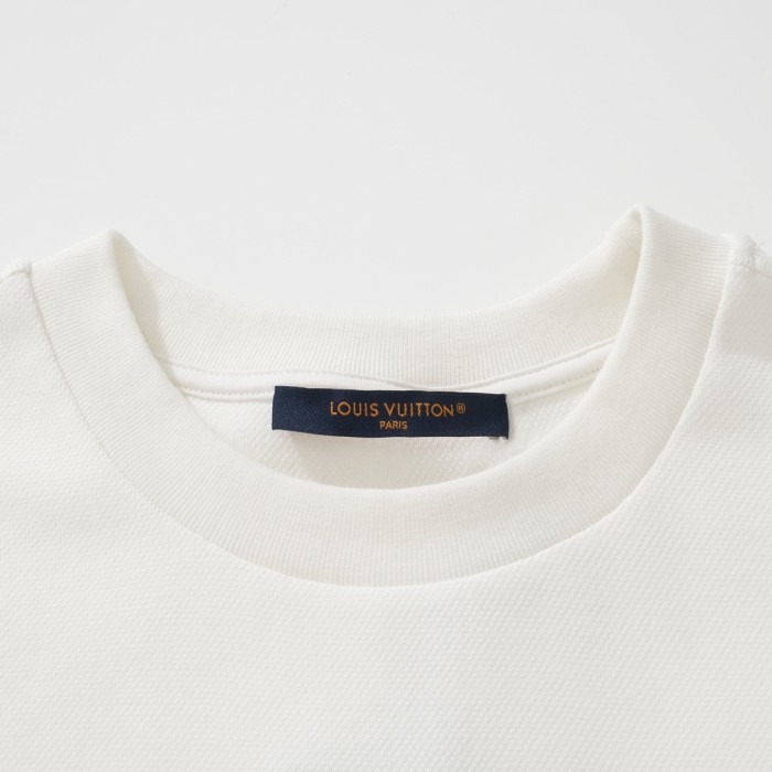 NIGO Louis Vuitton Men's Summer Solid Colour Pocket Round Neck Cotton Short Sleeve T-Shirt #nigo99494