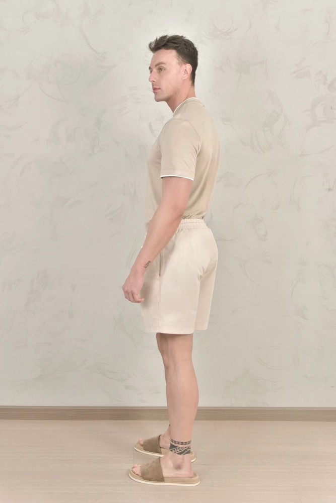 NIGO Brunello Cucinelli Men's Spring/Summer Fashion Solid Color Lace Up Casual Fit Swim Shorts Ngvp #nigo8335