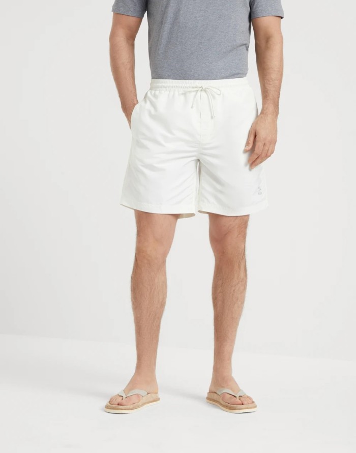 NIGO Brunello Cucinelli Men's Spring/Summer Fashion Solid Color Lace Up Casual Fit Swim Shorts Ngvp #nigo8335