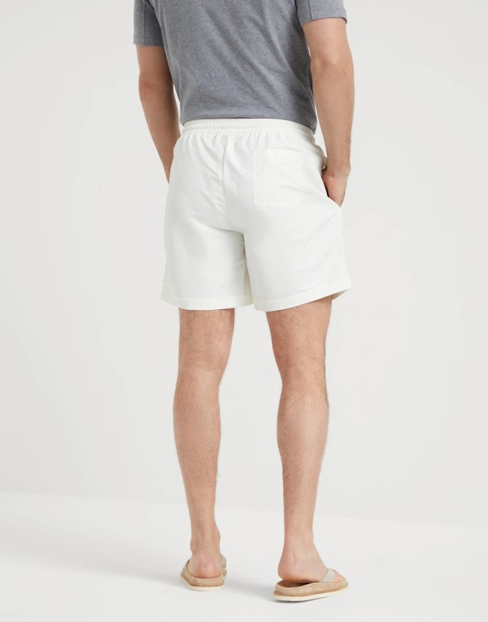NIGO Brunello Cucinelli Men's Spring/Summer Fashion Solid Color Lace Up Casual Fit Swim Shorts Ngvp #nigo8335