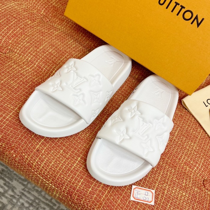 NIGO Louis Vuitton Men's Women's Four Seasons Fashion Solid Color Waterfront Concave Printed Floral Sandals Casual Rubber Shoes #nigo71215