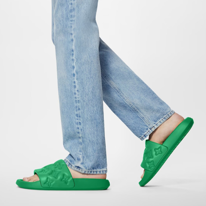 NIGO Louis Vuitton Men's Women's Four Seasons Fashion Solid Color Waterfront Concave Printed Floral Sandals Casual Rubber Shoes #nigo71215