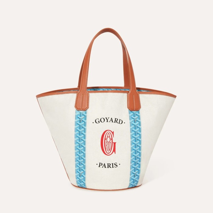 NIGO GOYARD Women's Double-sided Two-colour Old Flower Full Print Leather Handle Cotton Cowhide Shoulder Handbag Bag Bags #nigo99528