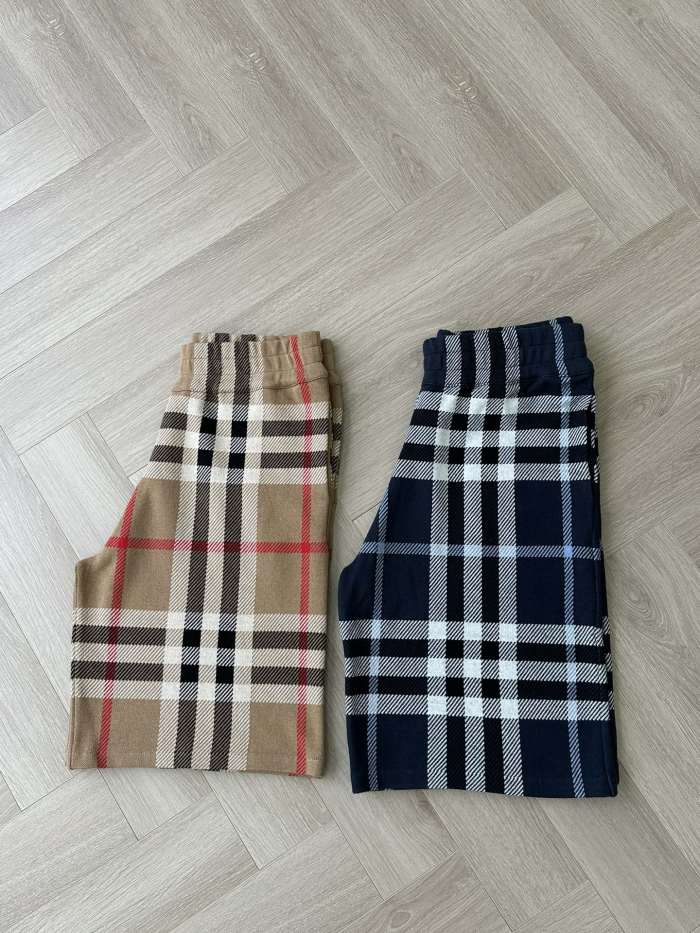 NIGO Burberry Men's Summer Colour Block Check Full Print Mid Waist Elasticated Shorts Pants #nigo99537