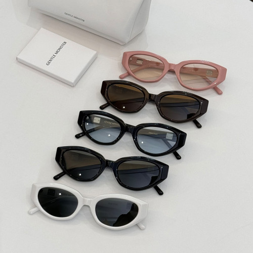 NIGO Gentle Monster x Jennie Women's Fish Tail Solid Color Frame Striped Cat Eye Casual Sunglasses Ngvp #nigo8338