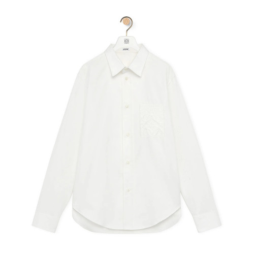 NIGO Loewe Men's Spring and Autumn Solid Color Single Breasted Lapel Long Sleeve Shirt #nigo99552