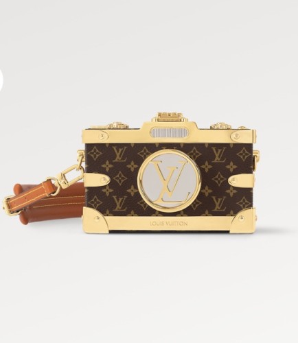 NIGO Louis Vuitton Women's Brown Detachable Adjustable Strap Monogrammed Leather Shoulder Crossbody Bag Bags #nigo99548