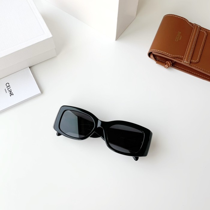 NIGO Celine TRIOMPHE XL 01 Women's Lens Logo Acetate Square Sunglasses Eyeglasses Glasses #nigo99565
