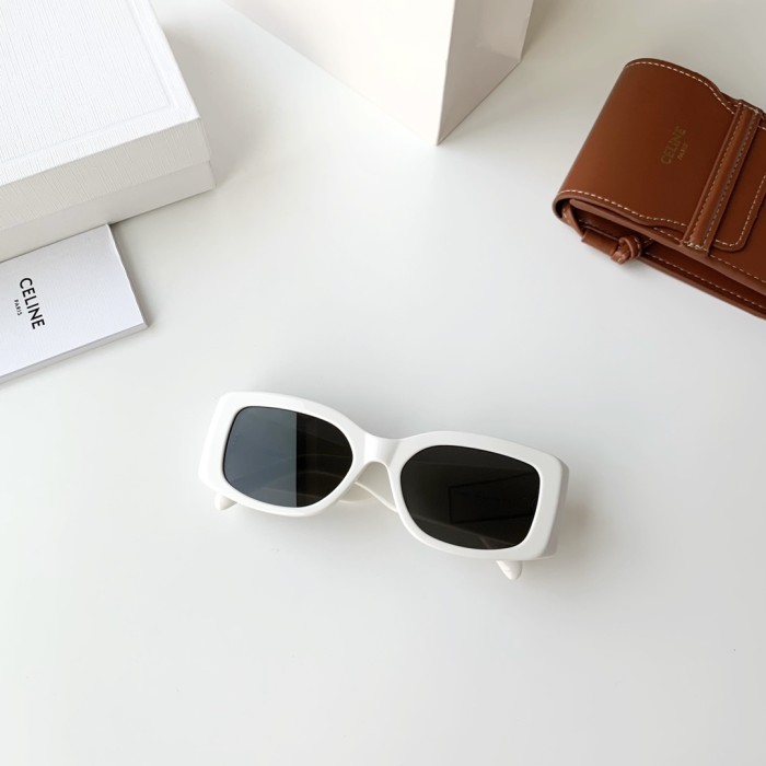 NIGO Celine TRIOMPHE XL 01 Women's Lens Logo Acetate Square Sunglasses Eyeglasses Glasses #nigo99565