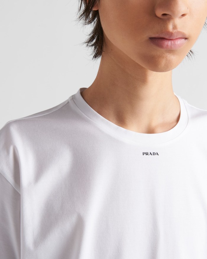 NIGO Prada Men's Spring/Summer Fashion Letter Logo Solid Color T-shirt Short sleeved Round Neck Casual Loose Comfortable Top  #nigo99576
