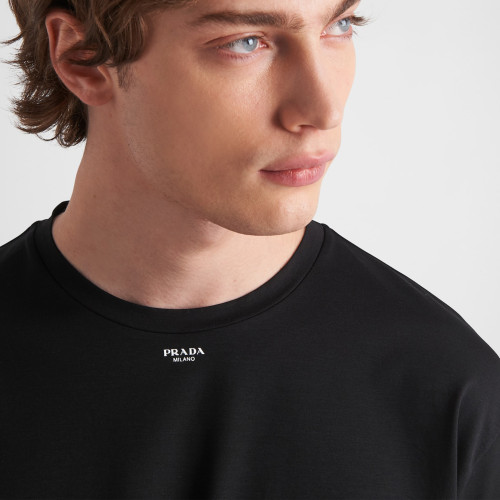NIGO Prada Men's Spring/Summer Fashion Letter Logo Solid Color T-shirt Short sleeved Round Neck Casual Loose Comfortable Top  #nigo99576