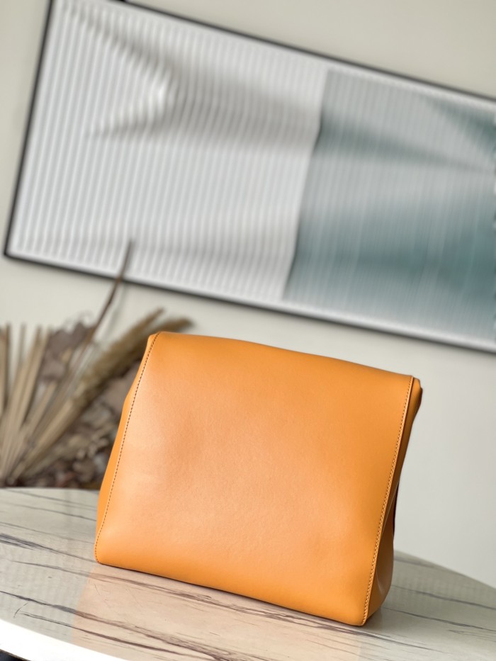 NIGO Louis Vuitton Sandwich Men's Yellow Soft Cowhide Handbag Bag Bags #nigo99582