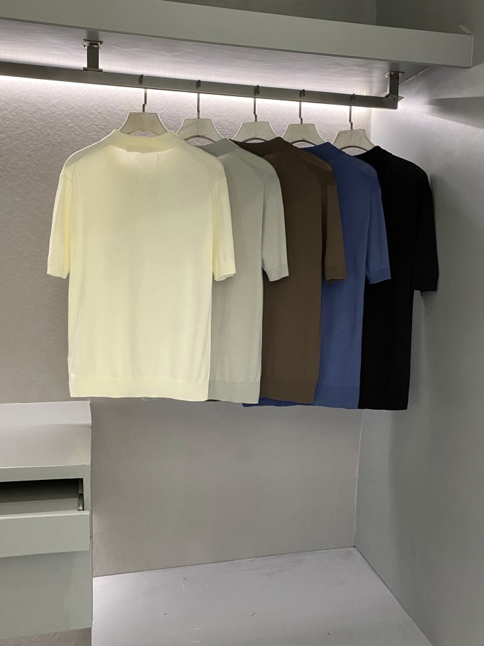 NIGO Louis Vuitton Men's Summer Solid Color Logo Letter Embroidered Polo Shirt Short Sleeve T-Shirt #nigo99613