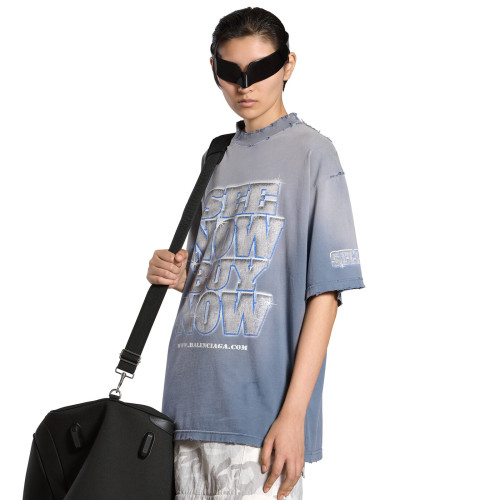 NIGO Balenciaga Men's and Women's Summer Letter Print Faux Round Neck Regular Fit Short Sleeve T-Shirt #nigo99614