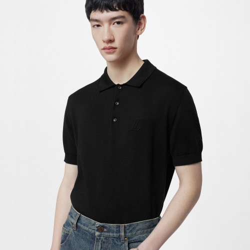 NIGO Louis Vuitton Men's Summer Solid Color Logo Letter Embroidered Polo Shirt Short Sleeve T-Shirt #nigo99613