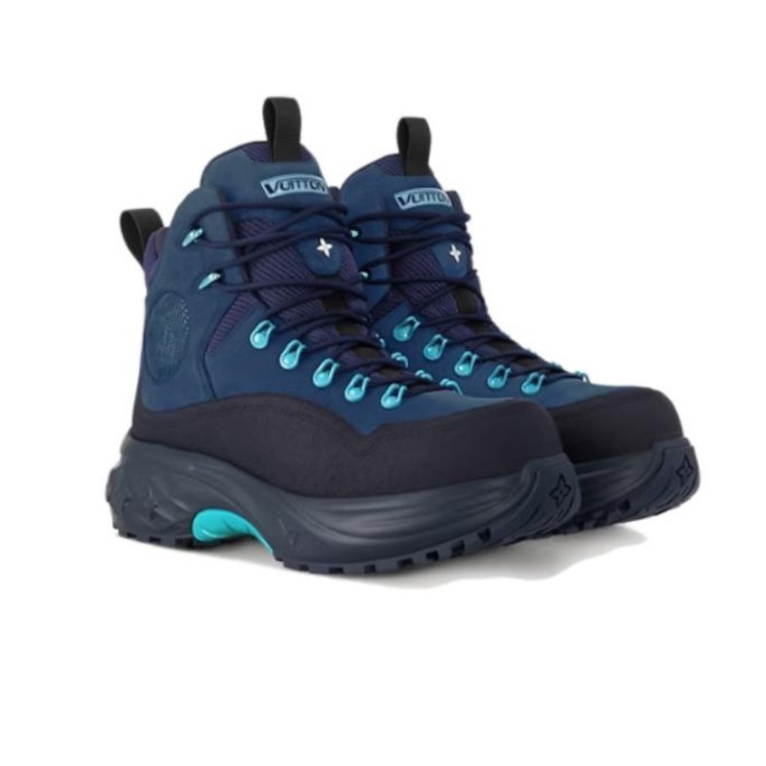 NIGO Louis Vuitton Men's Autumn And Winter Skiing And Mountaineering Short Boots With Logo Sports And Casual Color Matching Comfortable Shoes #nigo71227