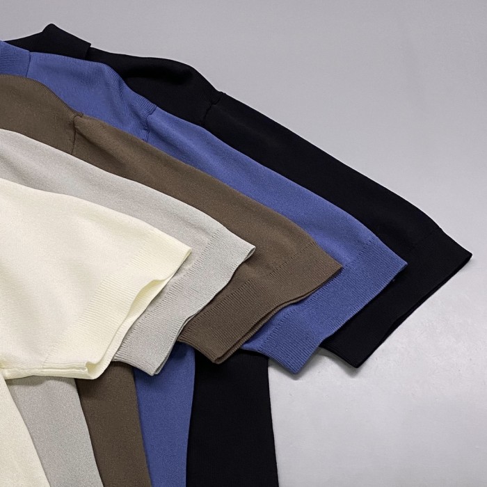NIGO Louis Vuitton Men's Summer Solid Color Logo Letter Embroidered Polo Shirt Short Sleeve T-Shirt #nigo99613
