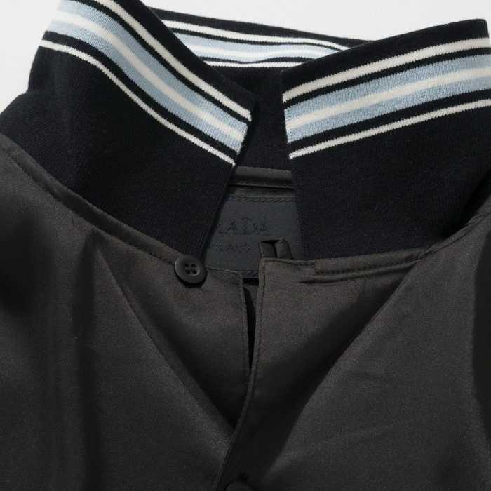 NIGO Prada Men's Summer Black Striped Letter Logo Printed Single Breasted Short Sleeve Shirt #nigo99621