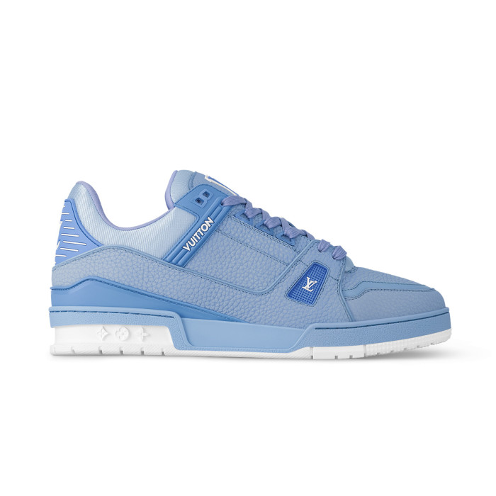 NIGO Louis Vuitton Men's Round Toe Thick Bottom Lace Up Low Top Board Shoes Leather Shoes #nigo99638