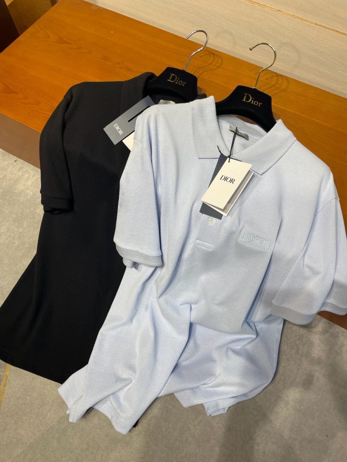 NIGO Dior Men's Summer Solid Color Logo Letter Embroidered Polo Shirt Short Sleeve T-Shirt #nigo99633