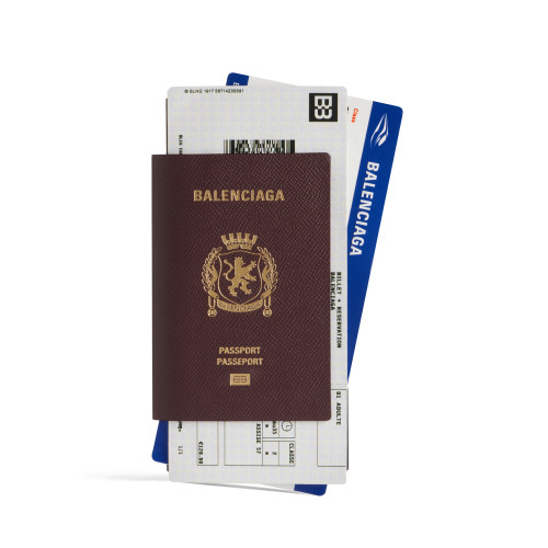 NIGO Balenciaga Black Gold Luxury Leather Passport Case Bag  Bags #nigo99635
