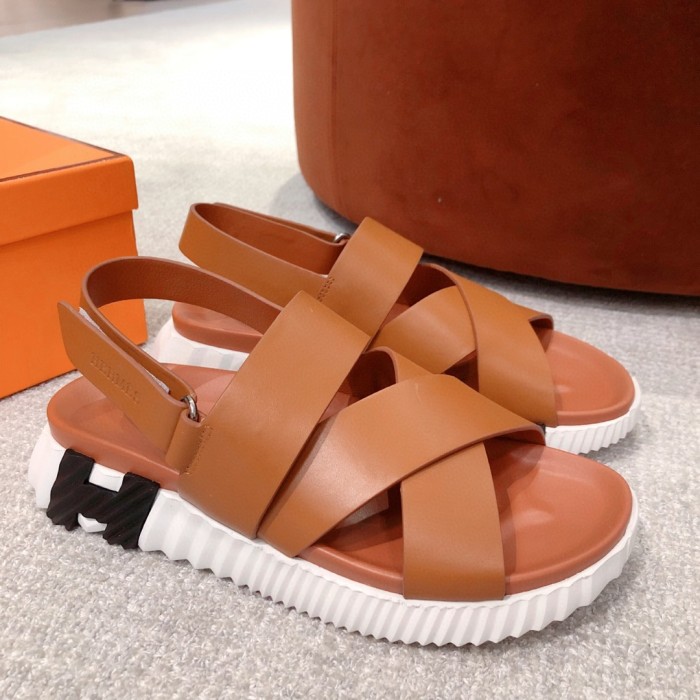 NIGO Hermes Electric Sandals Spring/Summer Couple Colored Thick Sole Sandals Versatile and Comfortable Casual Shoes #nigo71253