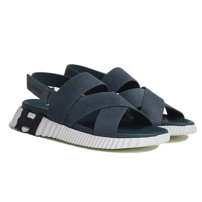 NIGO Hermes Electric Sandals Spring/Summer Couple Colored Thick Sole Sandals Versatile and Comfortable Casual Shoes #nigo71253