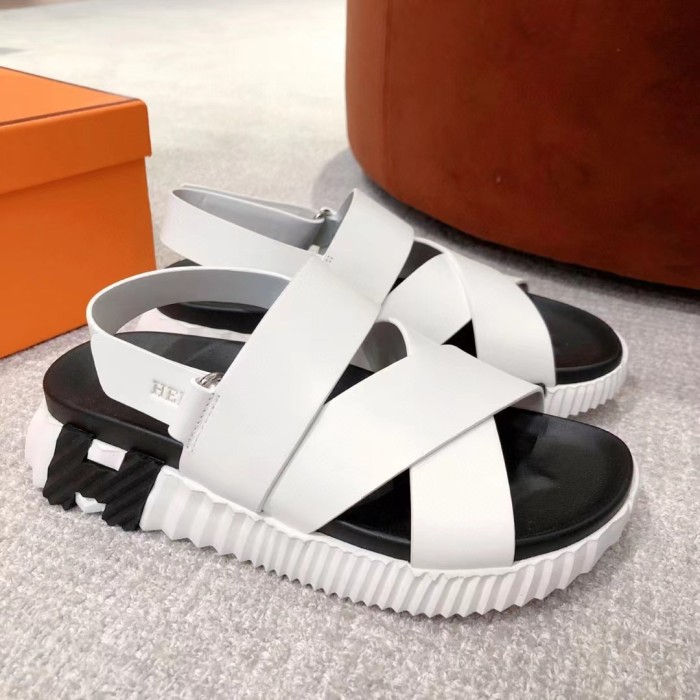 NIGO Hermes Electric Sandals Spring/Summer Couple Colored Thick Sole Sandals Versatile and Comfortable Casual Shoes #nigo71253