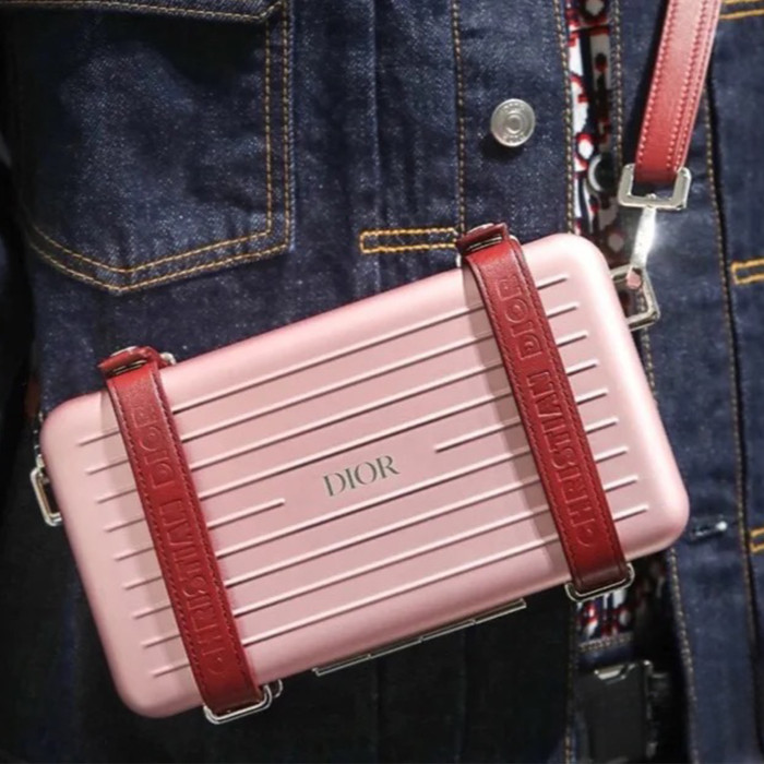 NIGO Dior x Rimowa Fashionable Leisure Bags With Square Logo Print Adjustable Shoulder Strap Crossbody Bag Handbag #nigo71255