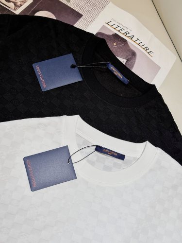 NIGO Louis Vuitton Men's and Women's Summer Checkerboard Printed Cotton Round Neck Short Sleeve T-Shirt Drawstring Tie Shorts Set Suit #nigo99646
