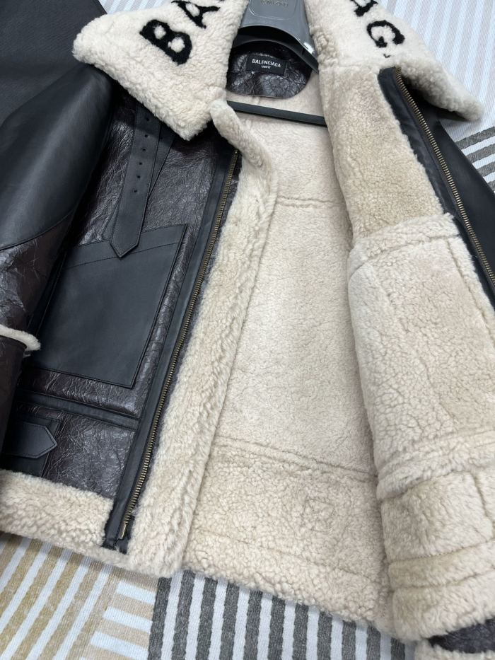 NIGO Balenciaga Women's Winter Fur One Zipper Long Sleeve Coat Jacket #nigo99666