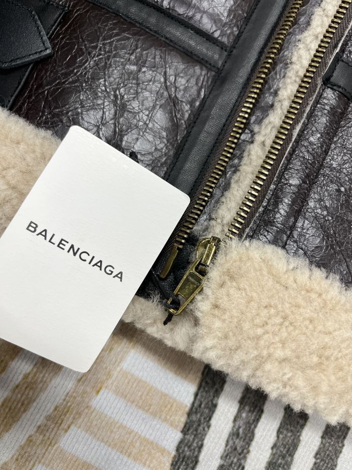 NIGO Balenciaga Women's Winter Fur One Zipper Long Sleeve Coat Jacket #nigo99666